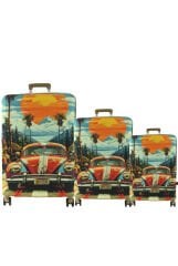 (My#144 VW3) VALİZLER İÇİN KILIF SETİ (KABİN ORTA VE BÜYÜK)