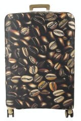 (My#149 Çekirdek Kahve) VALİZLER İÇİN KILIF SETİ (KABİN ORTA VE BÜYÜK)