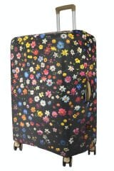 (My#151 Kır Çiçekleri) VALİZLER İÇİN KILIF SETİ (KABİN ORTA VE BÜYÜK)