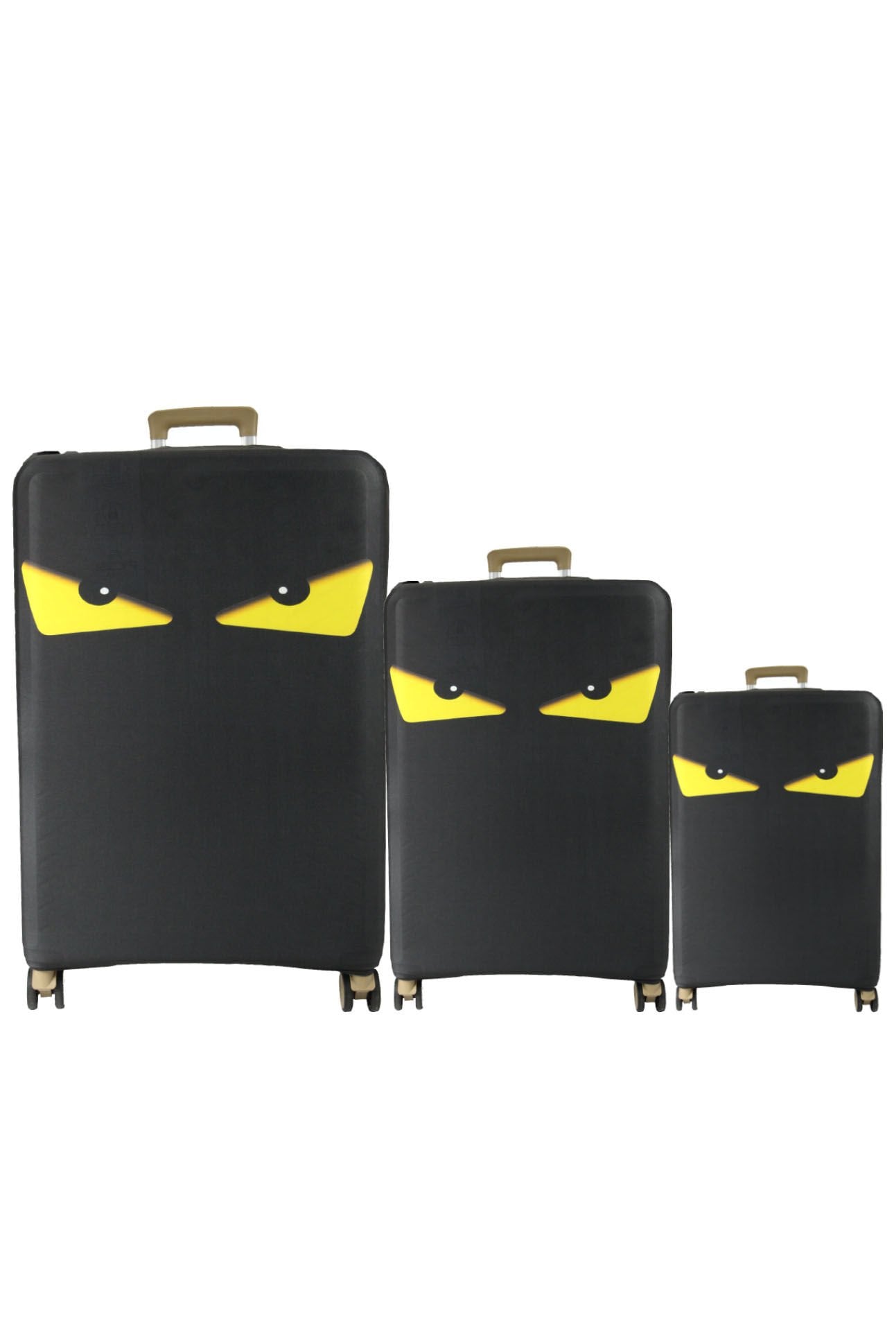 (My#152 Göz) VALİZLER İÇİN KILIF SETİ (KABİN ORTA VE BÜYÜK)