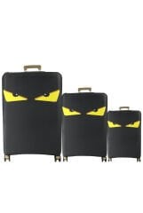 (My#152 Göz) VALİZLER İÇİN KILIF SETİ (KABİN ORTA VE BÜYÜK)