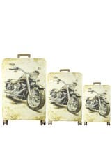 (My#153 Motor) VALİZLER İÇİN KILIF SETİ (KABİN ORTA VE BÜYÜK)