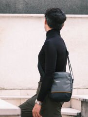 M 1020 Mega Bag Erkek Omuz Askılı Portföy Çanta, El Çantası Gri