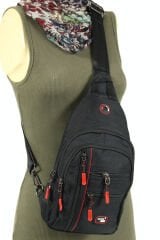 SEVENTEEN 3473 Body Bag Omuz Çantası – Polyester