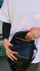 M 1020 Mega Bag Erkek Omuz Askılı Portföy Çanta, El Çantası Lacivert