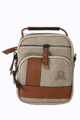 M 413 Mega Bag Erkek Omuz Askılı Portföy Çanta, El Çantası Camel-Taba