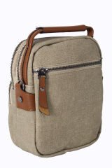 M 413 Mega Bag Erkek Omuz Askılı Portföy Çanta, El Çantası Camel-Taba