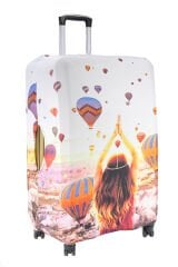 (My#72 Kapadokya 2) VALİZ İÇİN KILIF