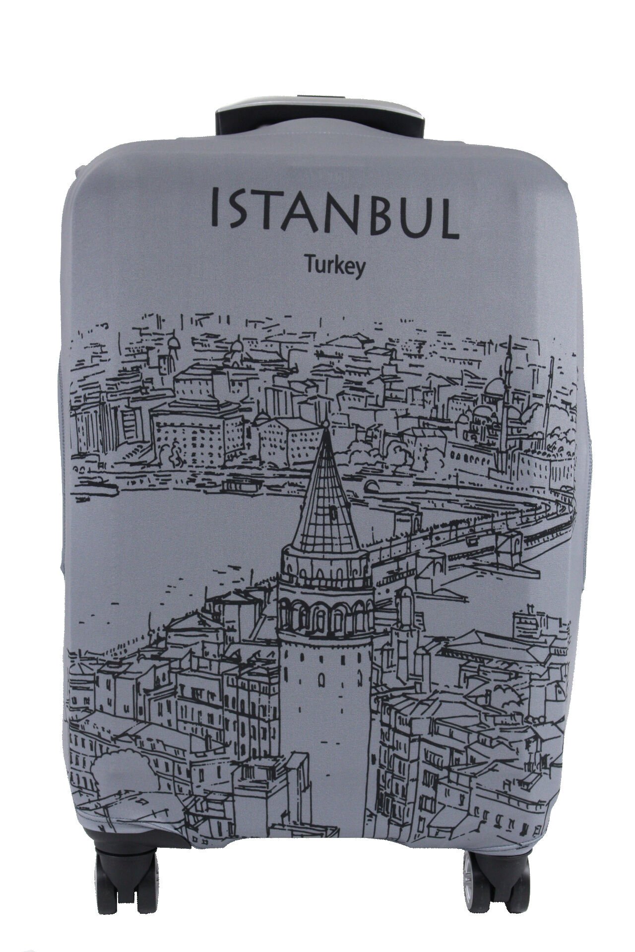 (My#80 Galata Karakalem) VALİZ İÇİN KILIF