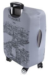 (My#80 Galata Karakalem) VALİZ İÇİN KILIF