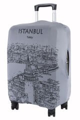 (My#80 Galata Karakalem) VALİZ İÇİN KILIF