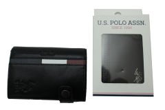 Plcuz 9216 U.S.Polo Assn.Hakiki Deri, Mekanizmalı, Unisex Cüzdan, Kartlık