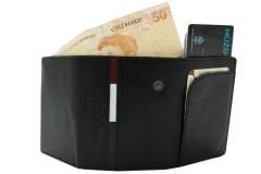 Plcuz 9216 U.S.Polo Assn.Hakiki Deri, Mekanizmalı, Unisex Cüzdan, Kartlık