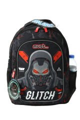 MUST 584970 Glitch İlkokul Sırt Çantası-Siyah