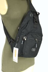 Seventeen 2213 Tek Omuz Askılı Sırt - Göğüs Çantası - Body Bag Siyah