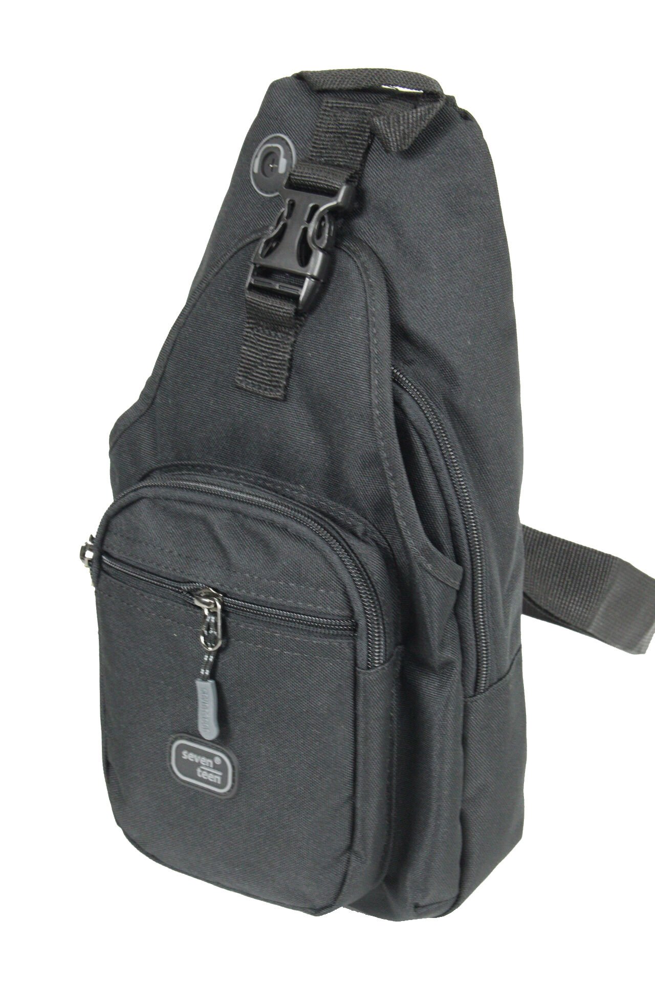 Seventeen 2213 Tek Omuz Askılı Sırt - Göğüs Çantası - Body Bag Siyah