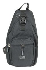 Seventeen 2213 Tek Omuz Askılı Sırt - Göğüs Çantası - Body Bag Siyah