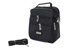 Seventeen 2249 Omuz Askılı, Kulplu, Polyester Portföy Çanta Siyah