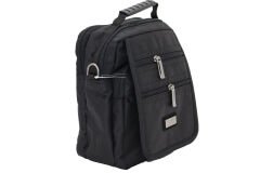 Seventeen 2249 Omuz Askılı, Kulplu, Polyester Portföy Çanta Siyah