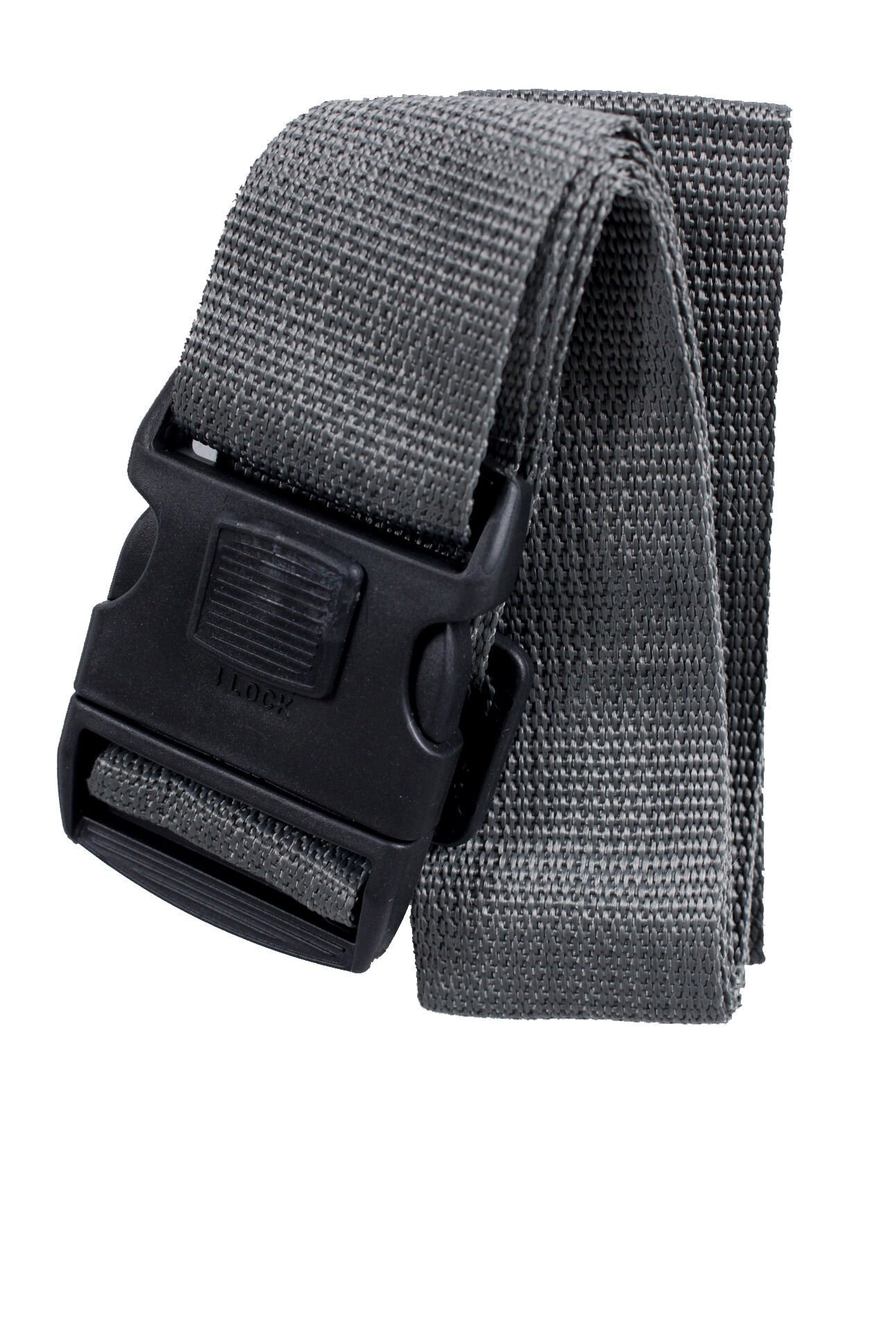 Metropolitan Valiz Bavul Çanta Emniyet Kemeri-Antrasit, Kilitli, 2 Adet