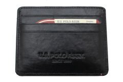 Plcuz 7637 U.S.Polo Assn.Hakiki Deri Kartlık Siyah