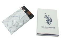 Plcuz 8427 U.S.Polo Assn.Hakiki Deri Kartlık Siyah