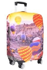 (My#73 Kapadokya 3) VALİZ İÇİN KILIF