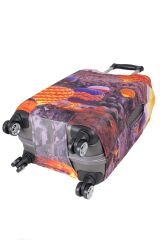 (My#73 Kapadokya 3) VALİZ İÇİN KILIF Turuncu - Orta Boy