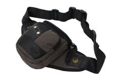 Ççs 31132 Yağmura Dayanıklı Kumaş Bel Çantası, Çapraz Çanta Kahverengi