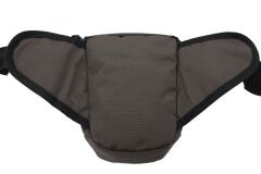 Ççs 31132 Yağmura Dayanıklı Kumaş Bel Çantası, Çapraz Çanta Kahverengi