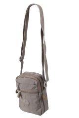 M 227 Mega Bag Krinkıl Kumaş Unisex Küçük Omuz Çantası, Telefonluk Vizon