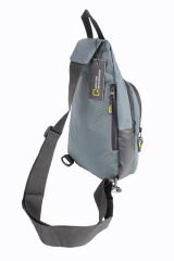 M 1008 Mega Bag Unisex Göğüs Çapraz Çanta, Body Bag Gri