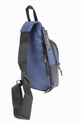 M 1008 Mega Bag Unisex Göğüs Çapraz Çanta, Body Bag Lacivert