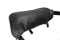 Adm Tr0014 Suni Deri, Tek Omuz Askılı Sırt - Göğüs Çantası - Body Bag Siyah