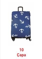 (My#10 Çapa) VALİZLER İÇİN KILIF SETİ (KABİN ORTA VE BÜYÜK)