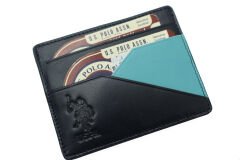 Plcuz 7636 U.S.Polo Assn.Hakiki Deri Erkek Kartlık Lacivert