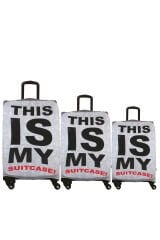 (My#13 This Is My) VALİZLER İÇİN KILIF SETİ (KABİN ORTA VE BÜYÜK)