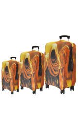 (My#124 Angel) VALİZLER İÇİN KILIF SETİ (KABİN ORTA VE BÜYÜK)