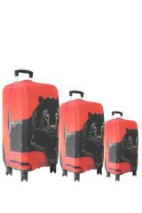 (My#128 Jaguar 2) VALİZLER İÇİN KILIF SETİ (KABİN ORTA VE BÜYÜK)