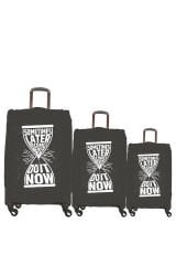 (My#29 Kum Saati) VALİZLER İÇİN KILIF SETİ (KABİN ORTA VE BÜYÜK)