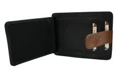 Plcuz 8445 U.S.Polo Assn.Hakiki Deri Erkek Cüzdan, Kartlık Siyah