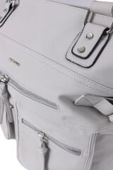 M 525 Mega Bag Saten Deri Kadın El, Kol, Omuz Çantası