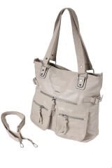 M 525 Mega Bag Saten Deri Kadın El, Kol, Omuz Çantası