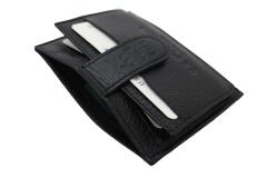 Plcuz 7607 U.S.Polo Assn.Hakiki Deri Erkek Cüzdan, Kartlık Siyah