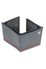 Plcuz 7618 U.S.Polo Assn.Hakiki Deri Erkek Cüzdan, Kartlık Lacivert