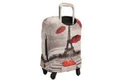 (My#07 Paris Şemsiye) VALİZ İÇİN KILIF