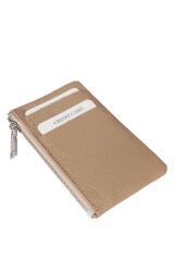 MPCUZ 101 Kadın Unisex, Hakiki Deri, Cüzdan Kartlık Mürdüm