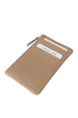 MPCUZ 101 Kadın Unisex, Hakiki Deri, Cüzdan Kartlık Mürdüm