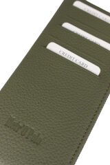 MPCUZ 102 Kadın Unisex, Hakiki Deri, Cüzdan Kartlık Haki