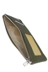 MPCUZ 102 Kadın Unisex, Hakiki Deri, Cüzdan Kartlık Haki